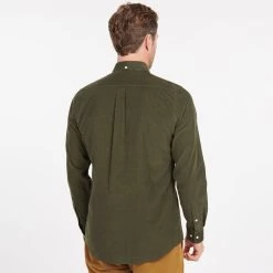 Barbour Men's Ramsey Tailored Shirt - Forest -Fashionable Man barbour ramsey tld shirt forest 4