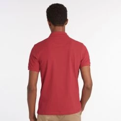 Barbour Men's Sports Polo - Biking Red -Fashionable Man barbour sports polo biking 4