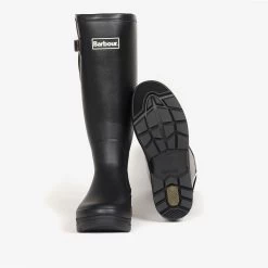 Barbour Tempest Men’s Wellington Boots – Black -Fashionable Man barbour tempest welly black 4