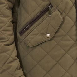 Barbour Men's Shoveler Quilted Jacket - Clay -Fashionable Man barbour wp shoveler quilt clay 7