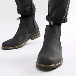 Barbour Men's Farsley Chelsea Boots – Black -Fashionable Man barbourchelsea