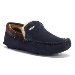 Barbour Men's Monty Slippers - Navy -Fashionable Man barbourmontynavy 1