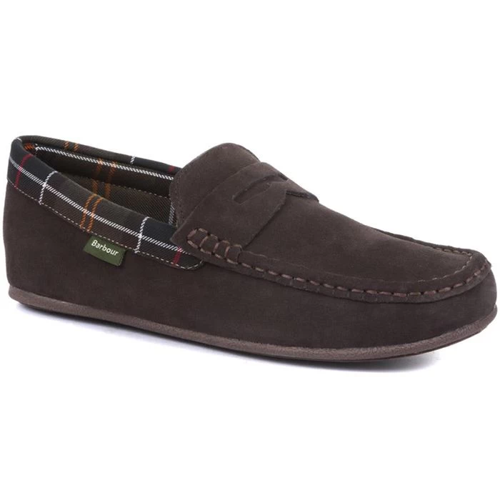 Barbour Men’s Porterfield Slippers – Brown 1 Barbour Men’s Porterfield Slippers – Brown