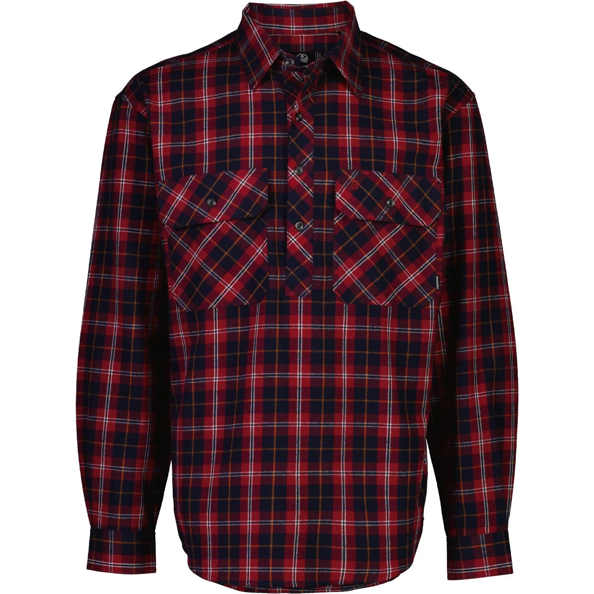 Swanndri Men's Barn Yarn Dye Shirt - Red 2 Swanndri Men's Barn Yarn Dye Shirt - Red - Image 2