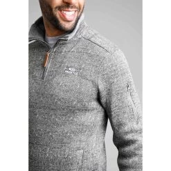 Weird Fish Men’s Beaufort ¼ Zip Fleece – Burnt Olive 9 Weird Fish Men’s Beaufort ¼ Zip Fleece – Burnt Olive -Fashionable Man beaufort olive