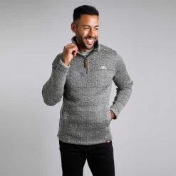 Weird Fish Men’s Beaufort ¼ Zip Fleece – Burnt Olive 11 Weird Fish Men’s Beaufort ¼ Zip Fleece – Burnt Olive -Fashionable Man beaufort olive1 1