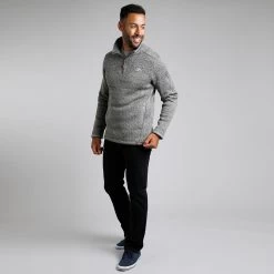 Weird Fish Men’s Beaufort ¼ Zip Fleece – Burnt Olive 8 Weird Fish Men’s Beaufort ¼ Zip Fleece – Burnt Olive -Fashionable Man beaufort olive3