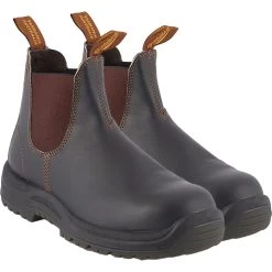 Blundstone Men's 192 Safety Dealer Boots - Stout Brown -Fashionable Man blundstone men s 192 safety dealer boots stout brown 1