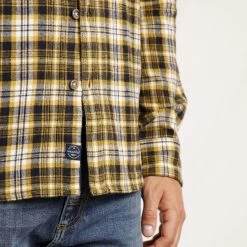 Weird Fish Men's Broxton Long Sleeved Check Shirt - Mustard 14 Weird Fish Men's Broxton Long Sleeved Check Shirt - Mustard -Fashionable Man broxton ls check shirt mstard 5