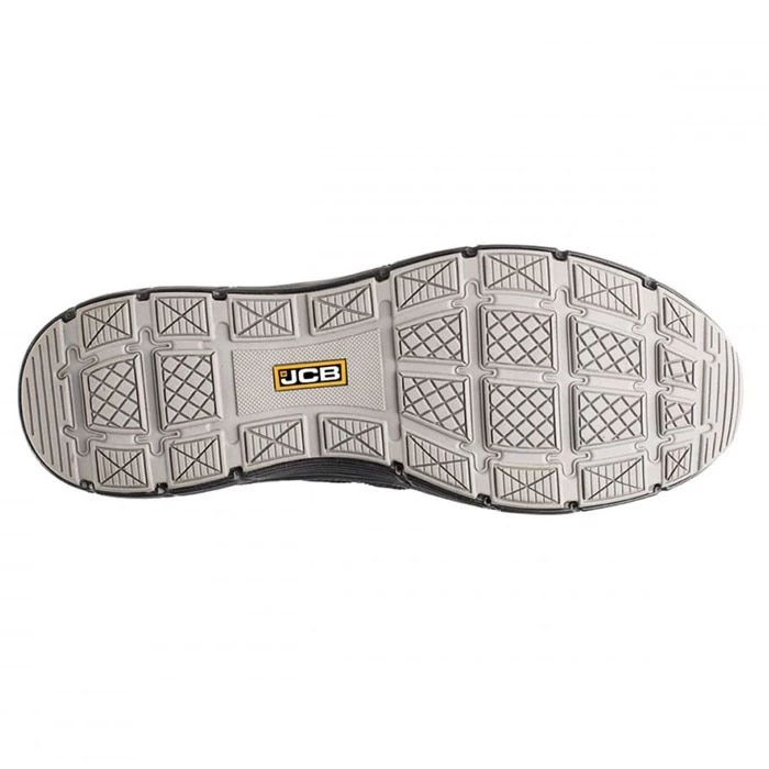 JCB Men's Cagelow Safety Trainers - Black/Grey 5 JCB Men's Cagelow Safety Trainers - Black/Grey - Image 5