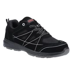 Centek Men's FS314 S1P Durable Safety Trainers - Black -Fashionable Man centek fs314