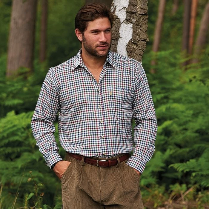 Champion Men’s York Long Sleeved Shirt - Wine 5 Champion Men’s York Long Sleeved Shirt - Wine - Image 5