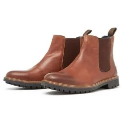 Chatham Men’s Chirk Chelsea Boots – Dark Tan -Fashionable Man chirkchelsea