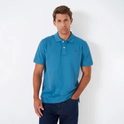 Crew Clothing Men's Classic Pique Polo - Deep Water