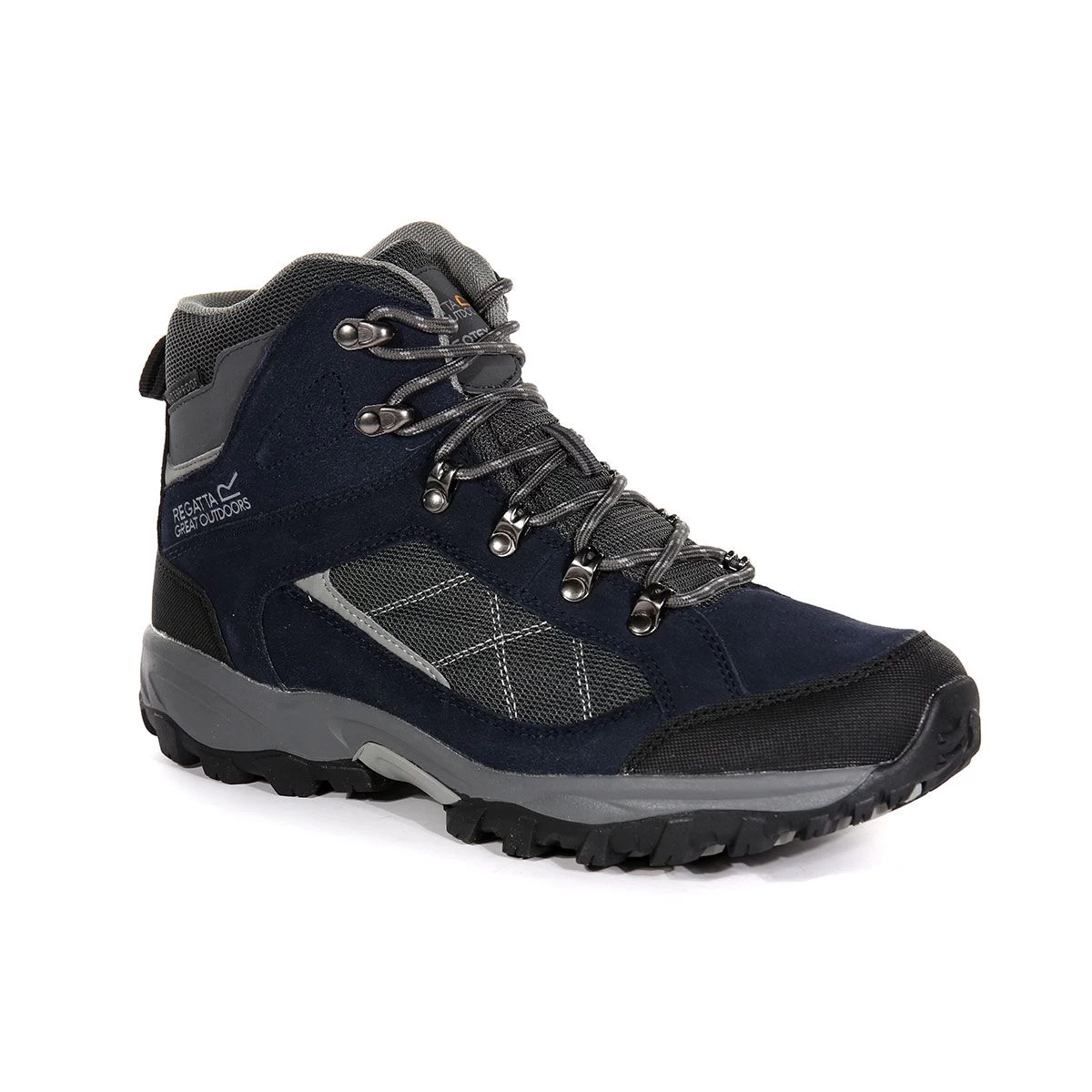 Regatta Men's Clydebank Hiking Boots - Navy/Briar 3 Regatta Men's Clydebank Hiking Boots - Navy/Briar - Image 3