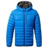 Craghoppers Men's Compresslite VIII Hooded Jacket - Titan Blue/Black Pepper