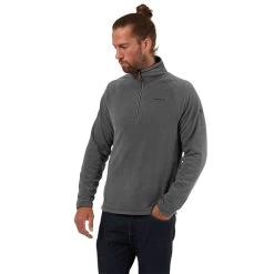 Craghoppers Men’s Corey VI Half Zip Fleece – Black Pepper Marl -Fashionable Man corey black marl 2