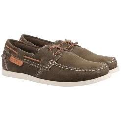 Cotswold Men's Mitchledean Boat Shoes - Khaki