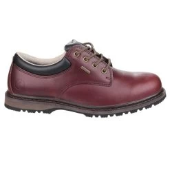 Cotswold Men's Stonesfield Leather Walking Shoes - Chestnut Brown -Fashionable Man cotswold stonefield