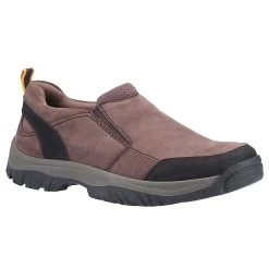 Cotswold Men’s Boxwell Leather Slip On Shoes – Brown -Fashionable Man cotswold men s boxwell leather slip on shoes brown 1