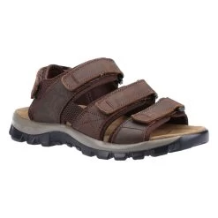Cotswold Men’s Brize Leather Sandals – Brown