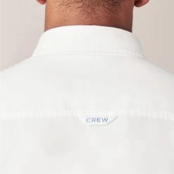Crew Clothing Men's Slim Fit Oxford Shirt - White 15 Crew Clothing Men's Slim Fit Oxford Shirt - White -Fashionable Man crew slim oxford white 8