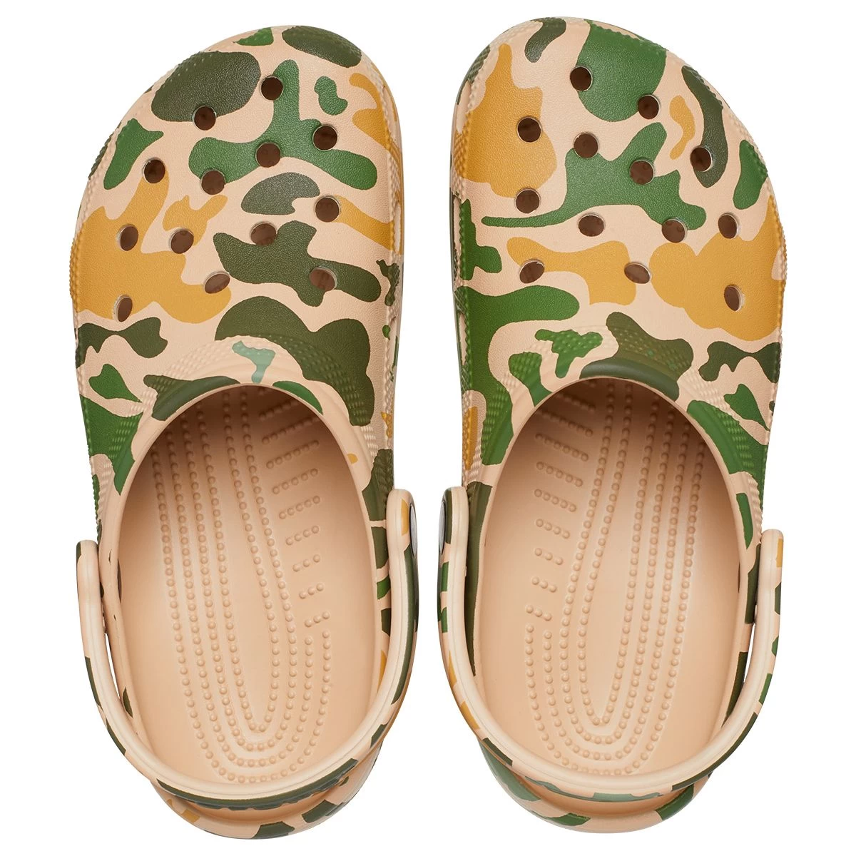 Crocs Men’s Classic Printed Camo Clogs – Chai 4 Crocs Men’s Classic Printed Camo Clogs – Chai - Image 4