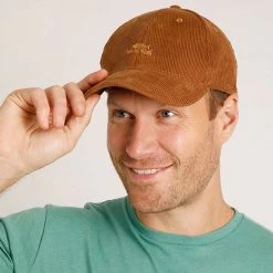 Weird Fish Men's Dalziel Cord Cap - Nut -Fashionable Man dalziel cord cap nut 1