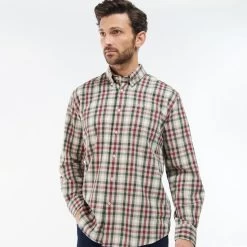 Barbour Men's Darley Regular Shirt - Sandstone -Fashionable Man darley 5 1