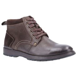 Hush Puppies Men’s Dean Boots – Brown -Fashionable Man dean chukka boot brown 1