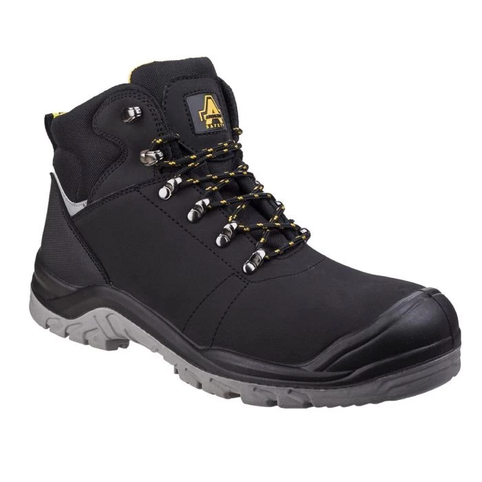 Amblers Men's AS252 Delamere Safety Boots - Black 3 Amblers Men's AS252 Delamere Safety Boots - Black - Image 3
