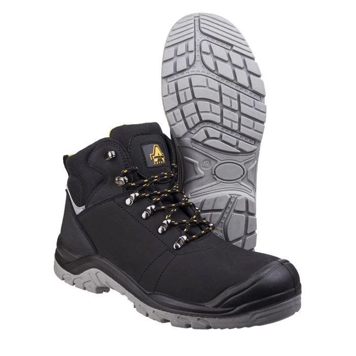 Amblers Men's AS252 Delamere Safety Boots - Black 5 Amblers Men's AS252 Delamere Safety Boots - Black - Image 5