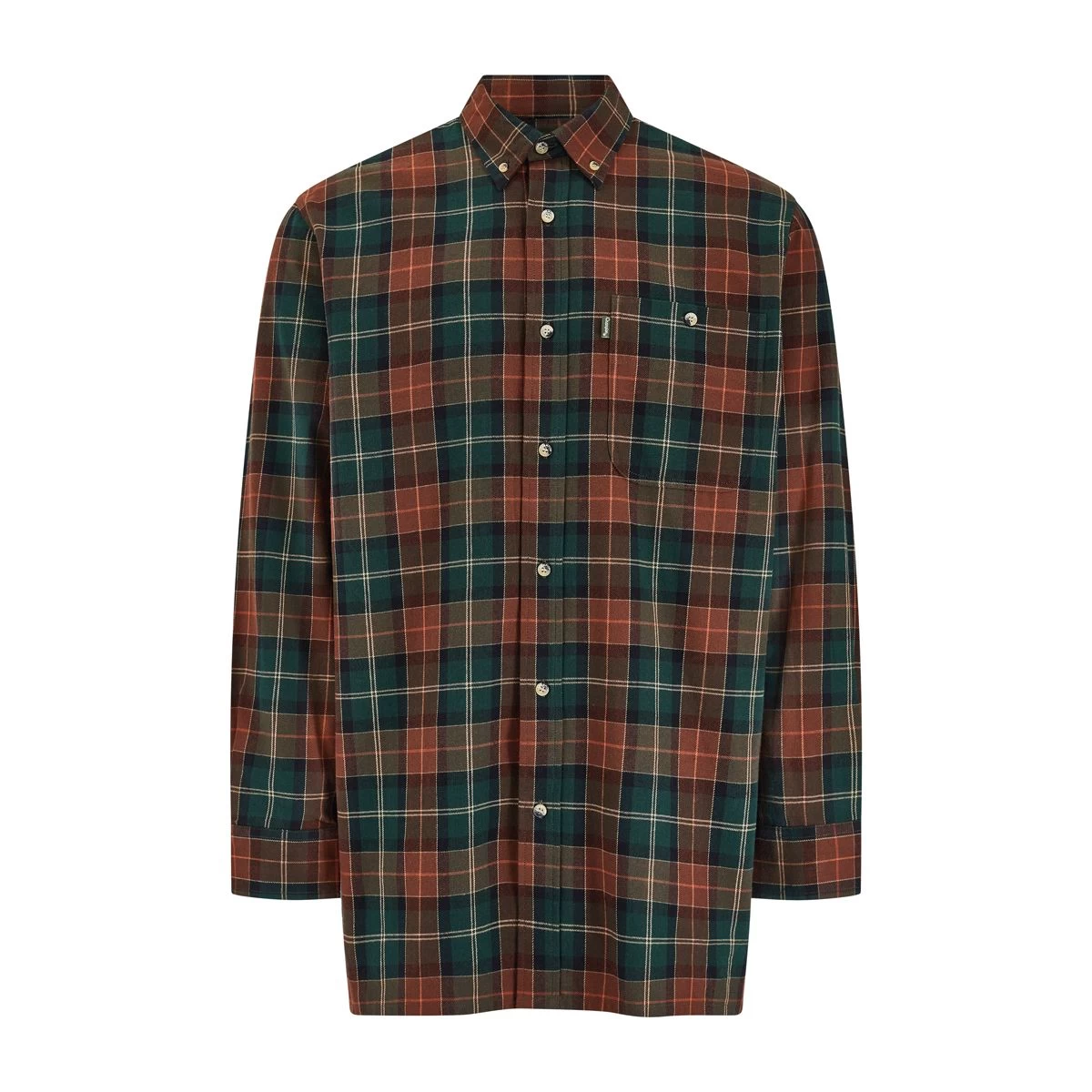 Champion Men's Dorchester Flannel Long Sleeved Shirt - Green 2 Champion Men's Dorchester Flannel Long Sleeved Shirt - Green - Image 2
