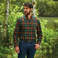 Champion Men's Dorchester Flannel Long Sleeved Shirt - Green
