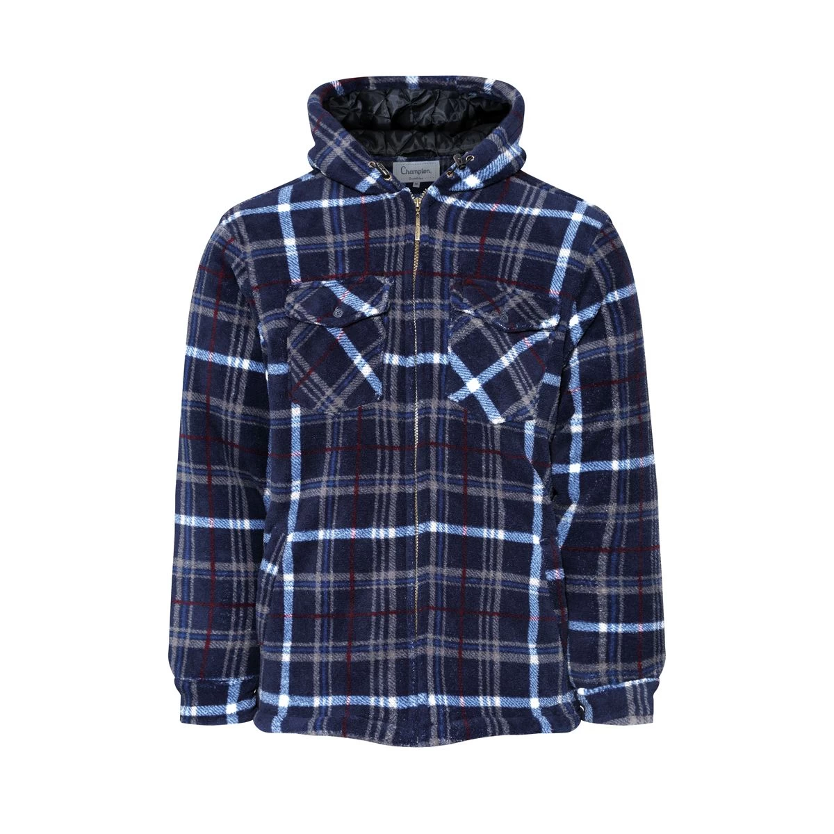 Champion Men's Dumfries Hooded Fleece Jacket - Blue 2 Champion Men's Dumfries Hooded Fleece Jacket - Blue - Image 2