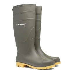 Dunlop Men's Universal Wellington Boots - Green -Fashionable Man dunlop men s universal wellington boots green 2 1 1