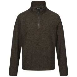 Regatta Men's Edley Ribbed Fleece - Dark Khaki Marl -Fashionable Man edley dk khakimarl 6