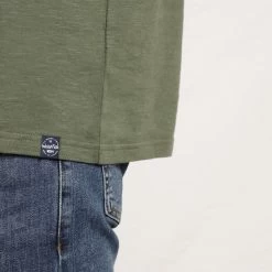 Weird Fish Men's All Trails Graphic T-shirt - Thyme 13 Weird Fish Men's All Trails Graphic T-shirt - Thyme -Fashionable Man emb graphic t all trails thyme 6