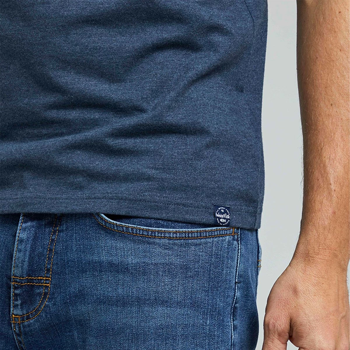 Weird Fish Men’s Fished Branded T-Shirt – Navy 5 Weird Fish Men’s Fished Branded T-Shirt – Navy - Image 5