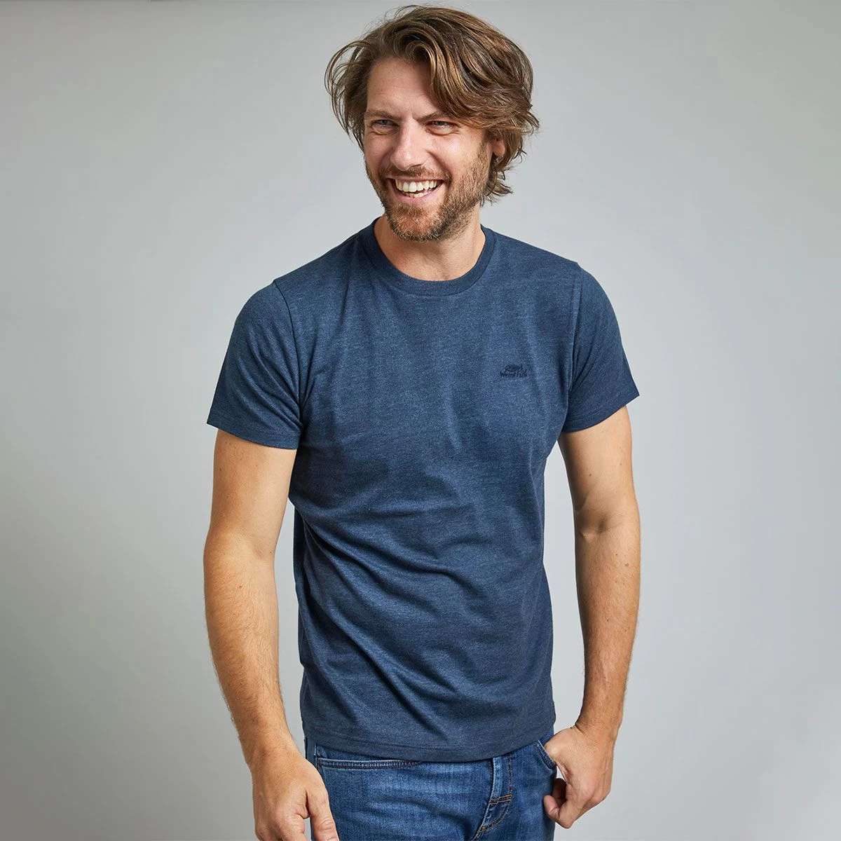 Weird Fish Men’s Fished Branded T-Shirt – Navy 2 Weird Fish Men’s Fished Branded T-Shirt – Navy - Image 2