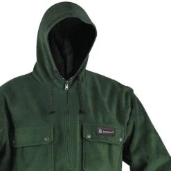 Betacraft Fleece Bush Shirt - Forest Green -Fashionable Man fleece bush shirt zoom 1