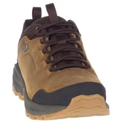 Merrell Men's Forestbound Waterproof Low Walking Shoes - Merrell Tan -Fashionable Man forestbound wp merrell tan 10