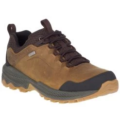Merrell Men's Forestbound Waterproof Low Walking Shoes - Merrell Tan -Fashionable Man forestbound wp merrell tan 8