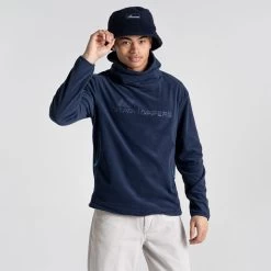 Craghoppers Men’s Frey Overhead Fleece – Blue Navy -Fashionable Man frey overhead blue navy 2 1