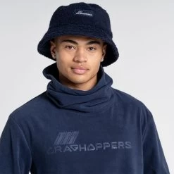 Craghoppers Men’s Frey Overhead Fleece – Blue Navy -Fashionable Man frey overhead blue navy 8