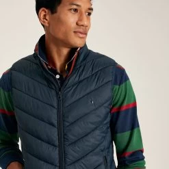 Joules Men's Garret Gilet - Dark Navy -Fashionable Man garret gilet dark navy 6 1