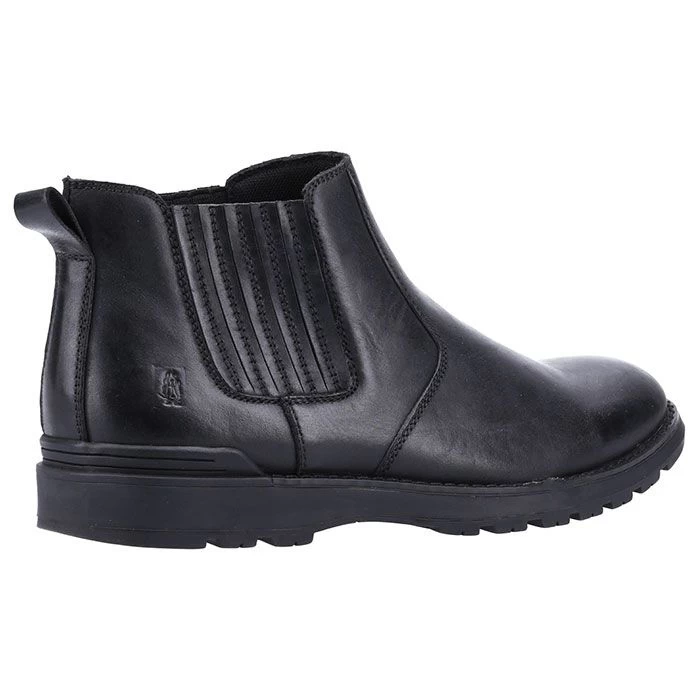 Hush Puppies Men’s Gary Chelsea Boots – Black 2 Hush Puppies Men’s Gary Chelsea Boots – Black - Image 2