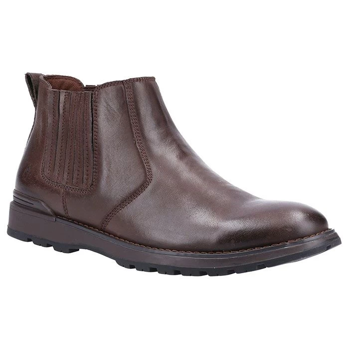 Hush Puppies Men’s Gary Chelsea Boots – Brown 2 Hush Puppies Men’s Gary Chelsea Boots – Brown - Image 2