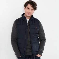 Joules Men's Go To Padded Gilet - Marine Navy