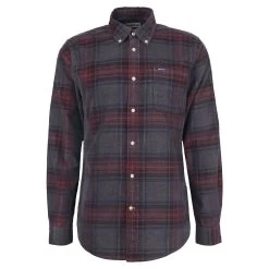Barbour Men's Southfield Tailored Shirt - Grey Marl 11 Barbour Men's Southfield Tailored Shirt - Grey Marl -Fashionable Man grey shirt 1